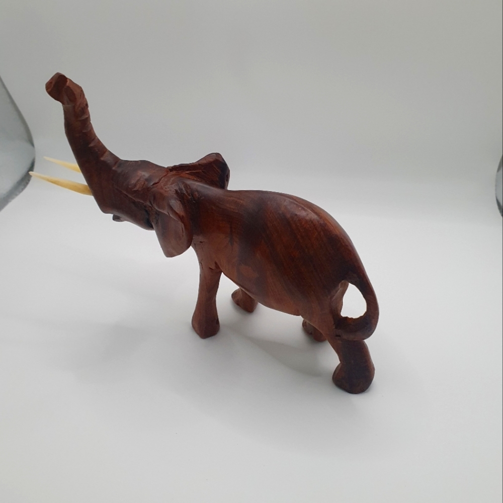 Wooden carved elephant